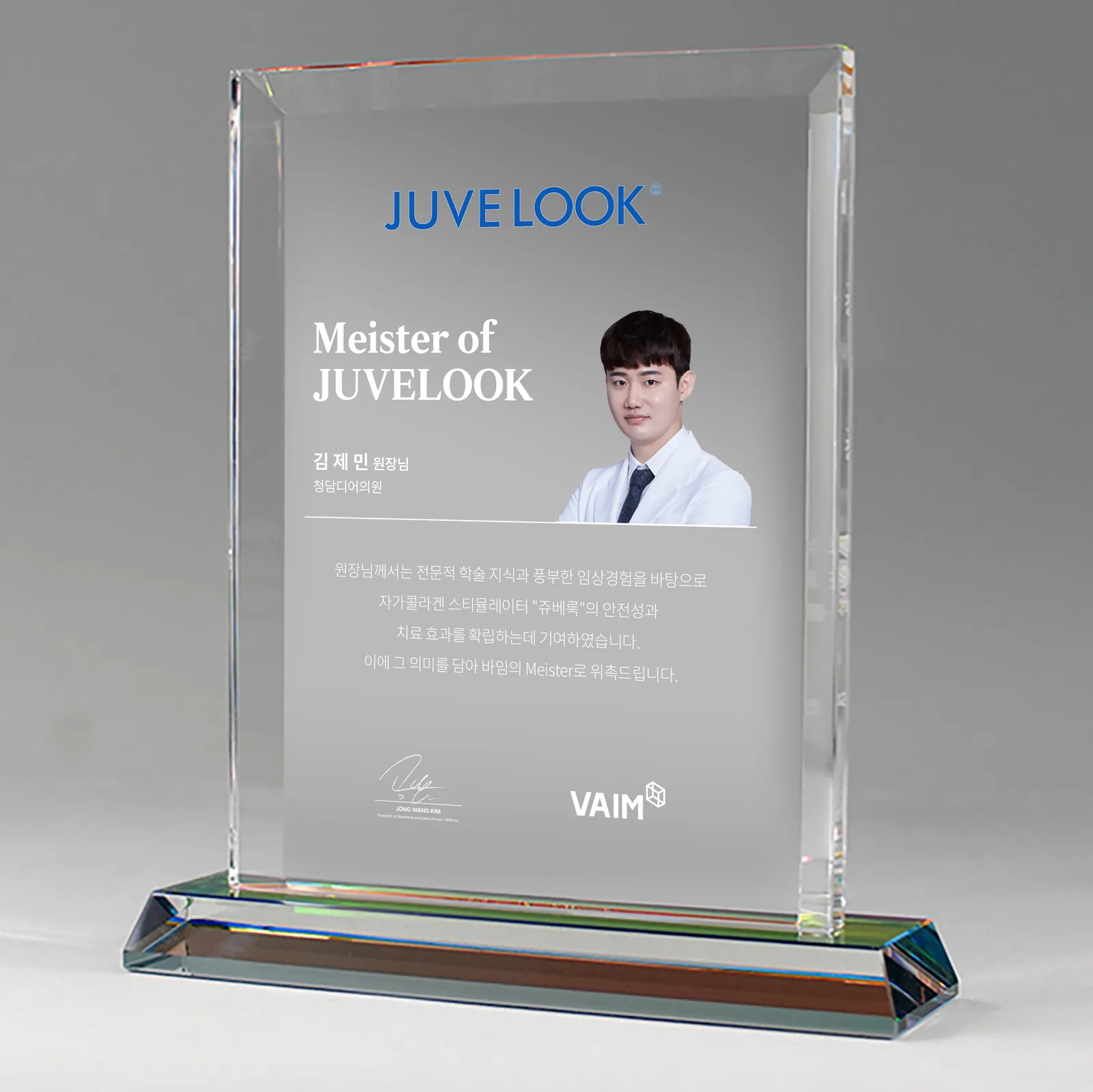 Juvelook MEISTER crystal award— Juvelook (VAIM)