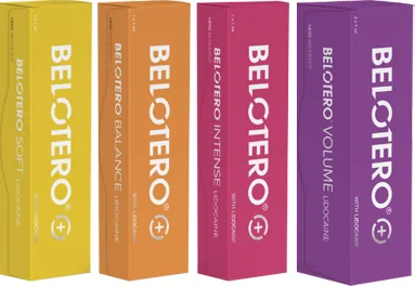 Belotero filler range (Soft, Balance, Intense, Volume) stocked at Dear Clinic