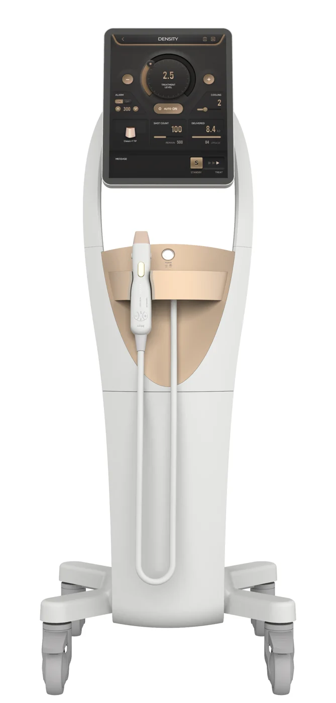 Density radiofrequency lifting system by Jeisys, seen from the front